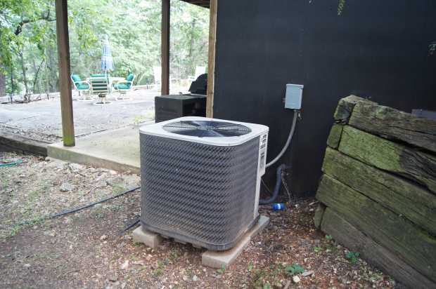 Air conditioning unit at Caro Drive