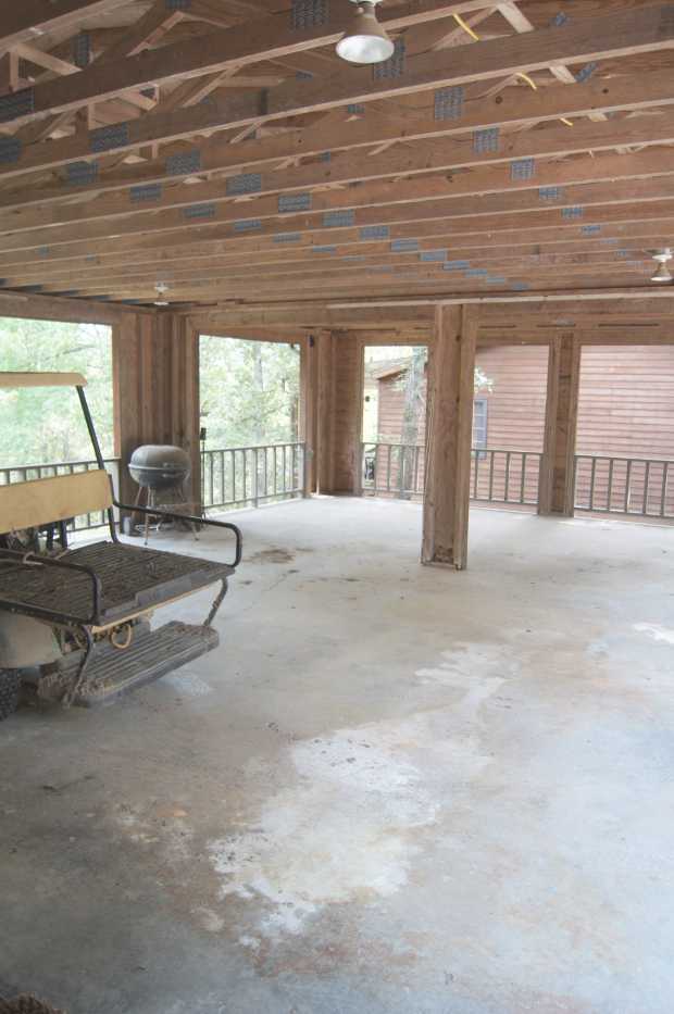 Carport from door at Caro Drive