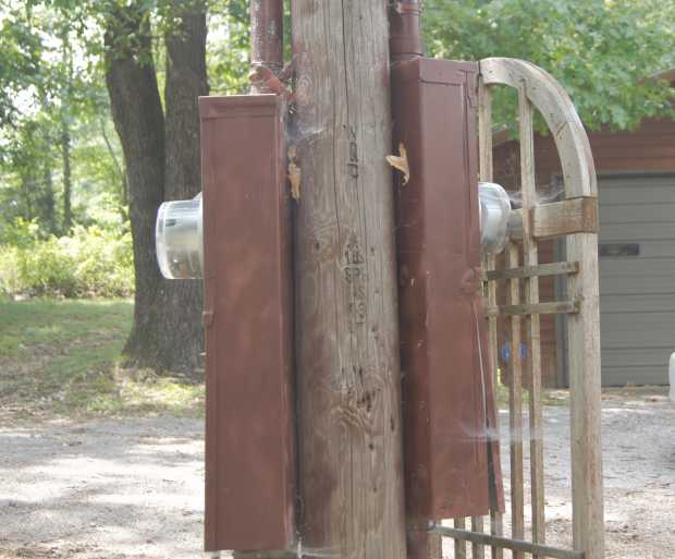 Electric meters at Caro Drive