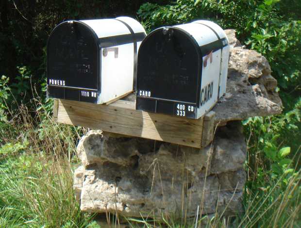 Mailbox at Caro Drive