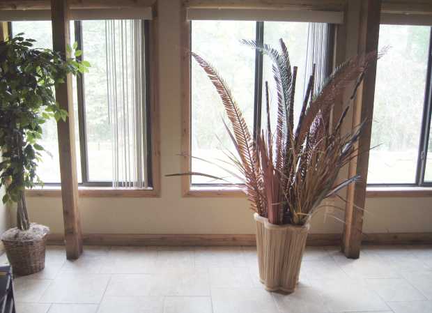 Sunroom downstairs at Caro Drive